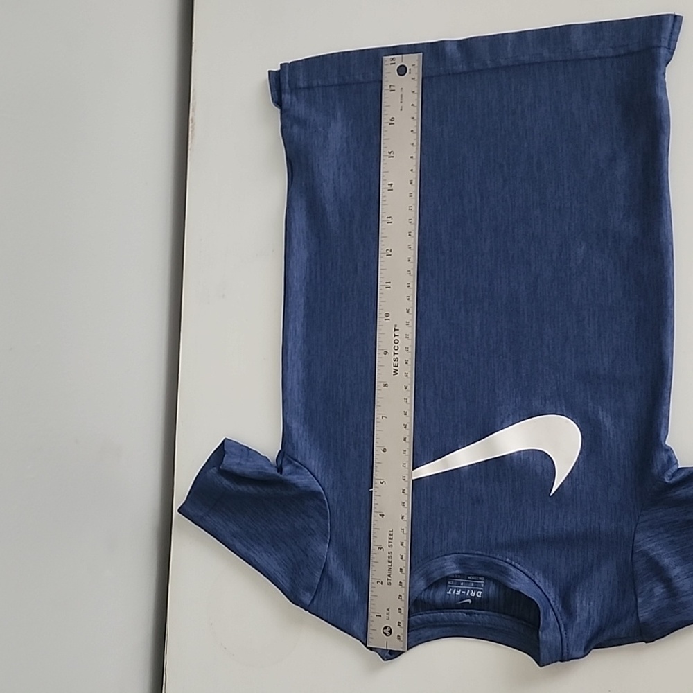 Nike Dri-Fit Shirt Boys Small 4-5 yrs old Blue/White - Picture 6 of 6